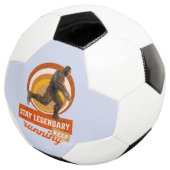Legendär bleibe, Behaltend Funny Bigfoot Fußball (Dreiviertel)