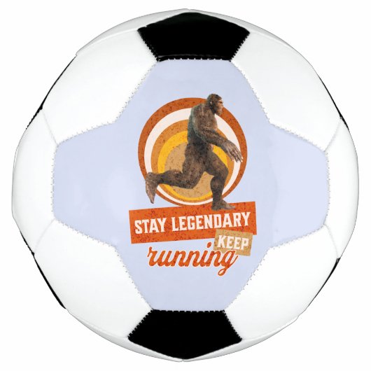 Legendär bleibe, Behaltend Funny Bigfoot Fußball (Vorderseite)
