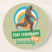 Legendär bleibe, Behaltend Funny Bigfoot Getränkeuntersetzer (Vorne)