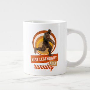 Legendär bleibe, Behaltend Funny Bigfoot Jumbo-Tasse