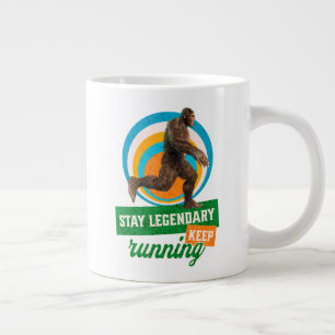 Legendär bleibe, Behaltend Funny Bigfoot Jumbo-Tasse