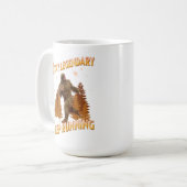 Legendär bleibe, Behaltend Funny Bigfoot Kaffeetasse (Vorderseite Links)