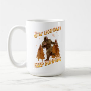 Legendär bleibe, Behaltend Funny Bigfoot Kaffeetasse