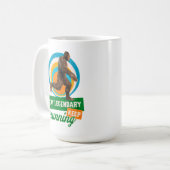 Legendär bleibe, Behaltend Funny Bigfoot Kaffeetasse (Vorderseite Links)