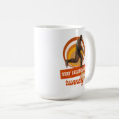 Legendär bleibe, Behaltend Funny Bigfoot Kaffeetasse (VorderseiteRechts)