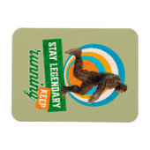 Legendär bleibe, Behaltend Funny Bigfoot Magnet (Horizontal)