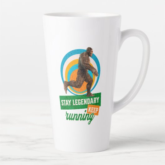 Legendär bleibe, Behaltend Funny Bigfoot Milchtasse (Rechts)