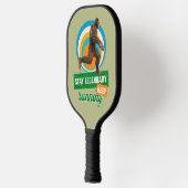 Legendär bleibe, Behaltend Funny Bigfoot Pickleball Schläger (Links)