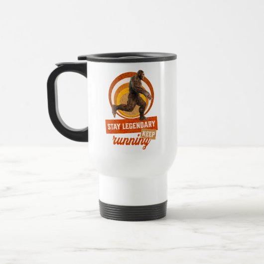 Legendär bleibe, Behaltend Funny Bigfoot Reisebecher (Links)