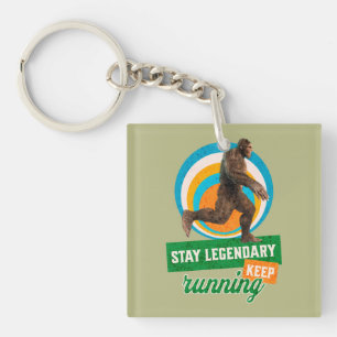 Legendär bleibe, Behaltend Funny Bigfoot Schlüsselanhänger