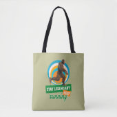 Legendär bleibe, Behaltend Funny Bigfoot Tasche (Vorderseite)