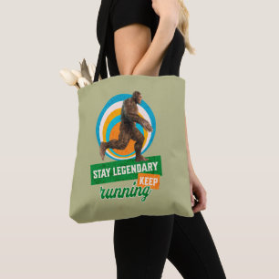 Legendär bleibe, Behaltend Funny Bigfoot Tasche