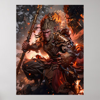 Legendär des schwarzen Mythos wukong Poster