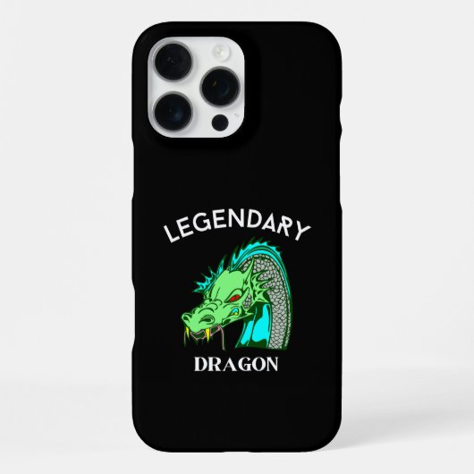 Legendär Dragon iPhone Hülle (Rückseite)