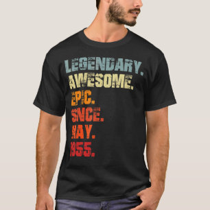 Legendär großartig episch seit Mai 1955 Vintage Ge T-Shirt