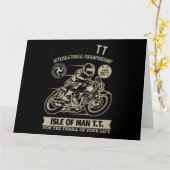 Legendär mit Motorrad Racing Art Geschenk Karte (Gelbe Blume)