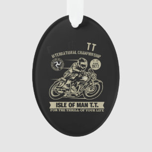 Legendär mit Motorrad-Rennsport-Kunstgeschenk Ornament