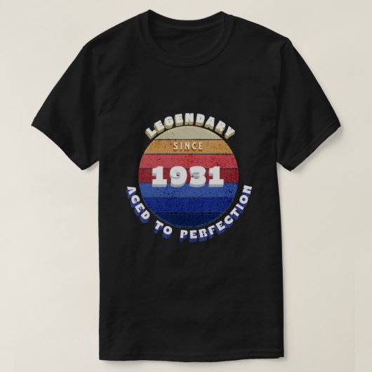 Legendär seit 1931 Retro T-Shirt (Design vorne)