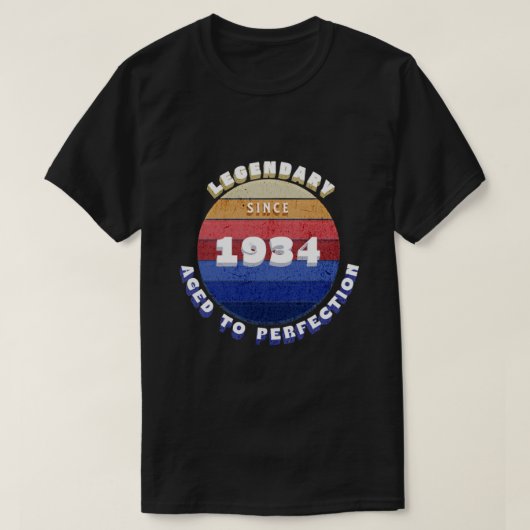 Legendär seit 1934 Retro T-Shirt (Design vorne)
