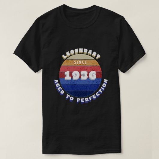 Legendär seit 1936 Retro T-Shirt (Design vorne)