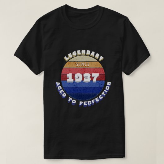 Legendär seit 1937 Retro T-Shirt (Design vorne)