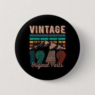 Legendär seit 1949 Geburtstag Wandern Berge Vin Button