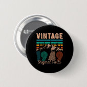 Legendär seit 1949 Geburtstag Wandern Berge Vin Button (Vorne & Hinten)