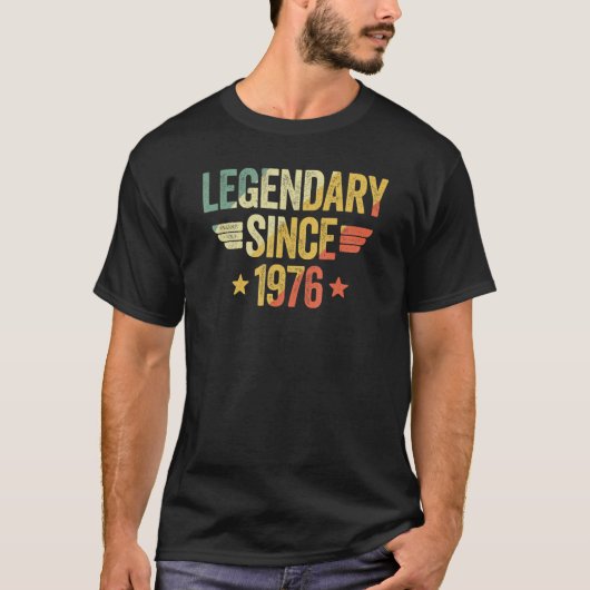 Legendär seit 1976 T-Shirt (Vorderseite)