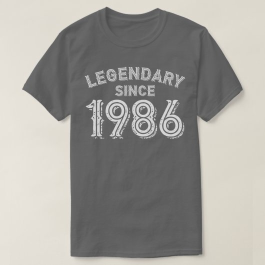 Legendär seit 1986 T-Shirt (Design vorne)