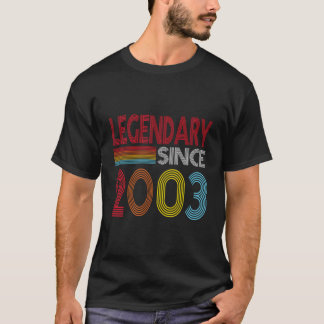 Legendär seit 2003 Geburtstag Vintag Retro Birthd T-Shirt