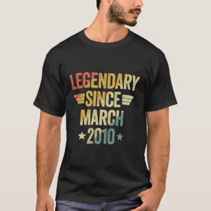 Legendär seit 2010 März T-Shirt