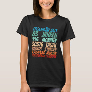 Legendär seit 83 Jahren 83. Geburtstagsfrauen T-Shirt