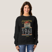 Legendär seit April 1968 Vintag Sweatshirt (Vorne ganz)