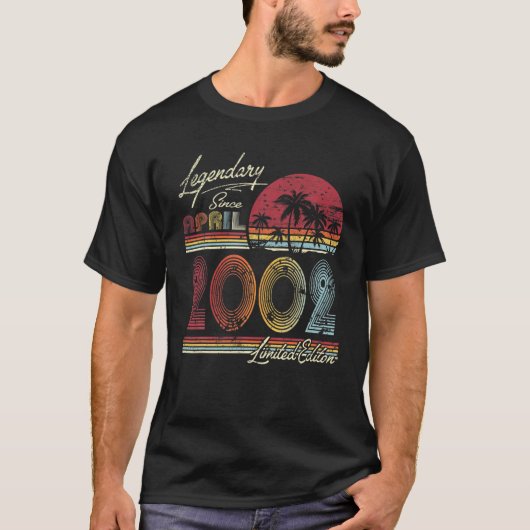 Legendär seit April 2002 20th Bithday T-Shirt (Vorderseite)