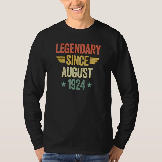 Legendär seit August 1924 T-Shirt (Vorderseite)
