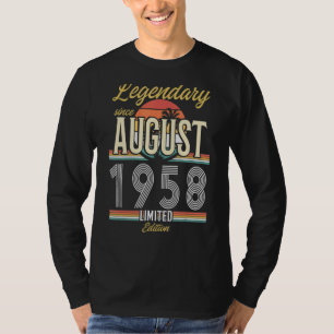 Legendär seit August 1958 Vintag T-Shirt