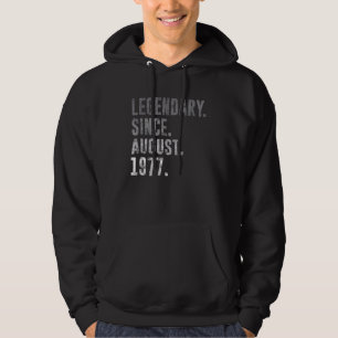 Legendär Seit August 1977 45. Geburtstag Vintag Hoodie