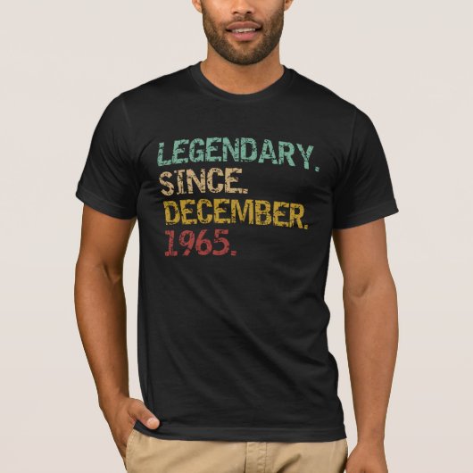 Legendär seit Dezember 1965 T-Shirt (Vorderseite)