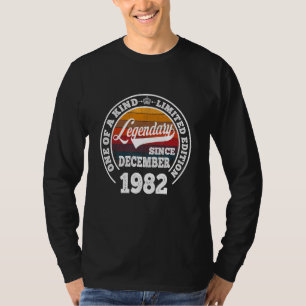 Legendär Seit Dezember 1982 40. Geburtstag 40 Y T-Shirt