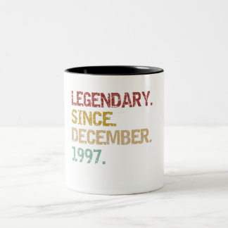 Legendär seit Dezember 1997 Zweifarbige Tasse