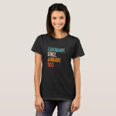 Legendär seit Januar 1953 70. Geburtstag T-Shirt (Vorne ganz)