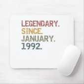 Legendär seit Januar 1992 Mousepad (Mit Mouse)