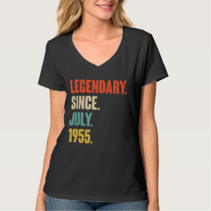 Legendär seit Juli 1955 67 Jahre alt 67. Geburt T-Shirt