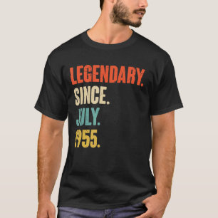 Legendär seit Juli 1955 67 Jahre alt 67. Geburt T-Shirt