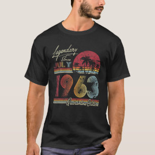 Legendär seit Juli 1963 58Th Quarantine Bithday T-Shirt
