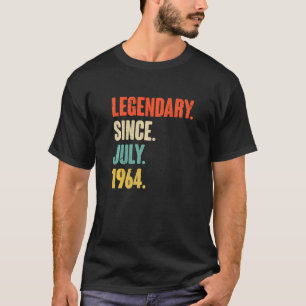 Legendär seit Juli 1964 58 Jahre alt 58. Geburtsta T-Shirt
