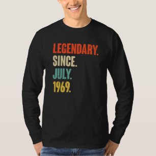 Legendär seit Juli 1969 53 Jahre alt 53. Geburt T-Shirt