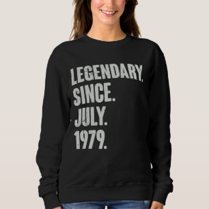 Legendär seit Juli 1979 43 Jahre 43 Jahre alt 43. Sweatshirt