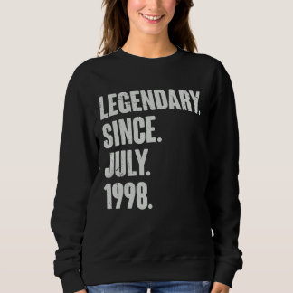 Legendär seit Juli 1998 24 Jahre alt 24 Jahre Gebu Sweatshirt