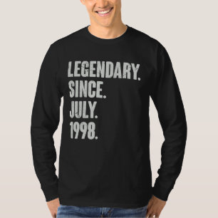Legendär seit Juli 1998 24 Jahre alt 24 Jahre Gebu T-Shirt